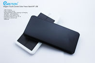 Double noir portatif à commande par effleurement 7200mAh de banque d'énergie solaire d'USB